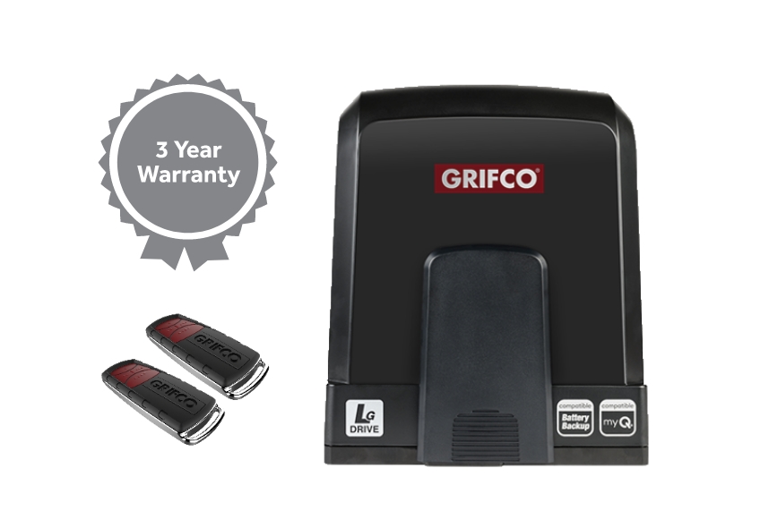 Grifco LG-Drive Sliding Gate Opener. Available at ADS Cambridge, Waikato